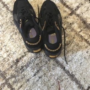 Both pair of shoes $110.Only warn once.